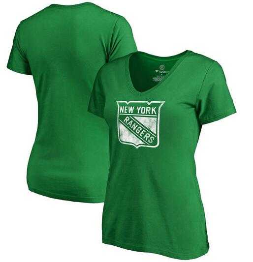 Women New York Rangers Fanatics Branded St. Patrick's Day White Logo T-Shirt Kelly Green FengYun,We sell and wholesale Women New York Rangers Fanatics Branded St. Patrick's Day White Logo T-Shirt Kelly Green FengYun on line form chian!